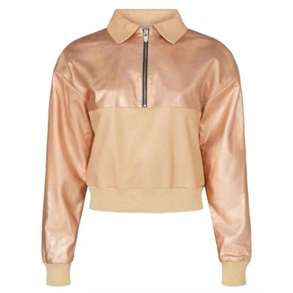 The Mighty Company Sweatshirt Metallic Kings Pullover Beige XS